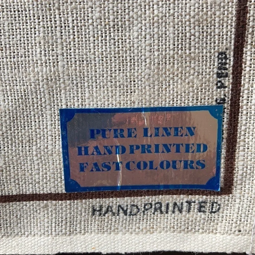 New Linen Australian hand printed  31x18” Koala images towel or wall hanging